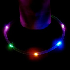 22" Flashing Six Color Led Necklace