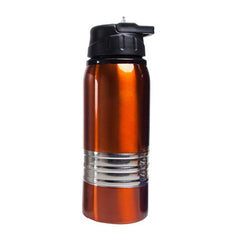 Stainless Steel Drinking Bottle With Thick Silver Strip
