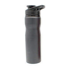 Stainless Drinking Steel Bottle With Matte Metallic Grooved Body
