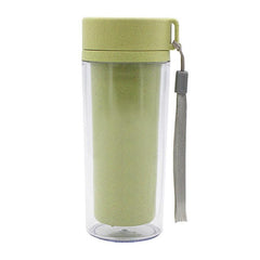Portable Clear Insulated Water Bottle