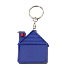 House Keychain With Tape Measure
