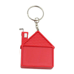 House Keychain With Tape Measure