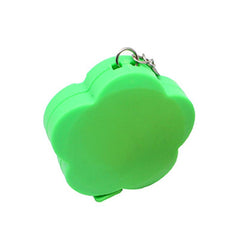 Flower Keychain With Tape Measure