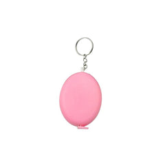 Oval Keychain With Tape Measure