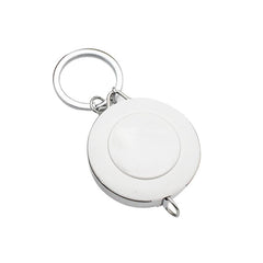 Mini Round Keychain With Tape Measure