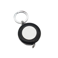 Mini Round Keychain With Tape Measure