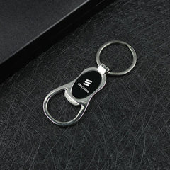 Metal Keychain With Bottle Opener