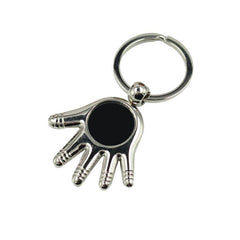 Zinc Alloy Hand Keychain