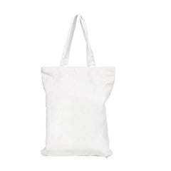 White Canvas Tote Bag With Zip