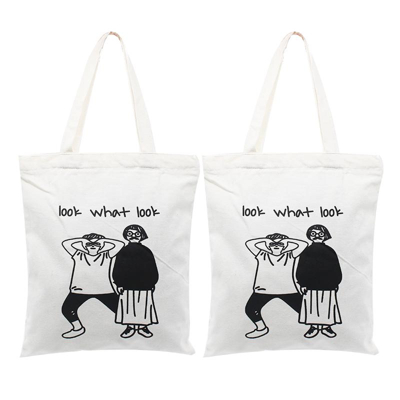 Zippered Canvas Tote Bag 39.3*34.6*2cm