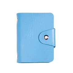 Book-Style Pu Leather Name Card Organiser