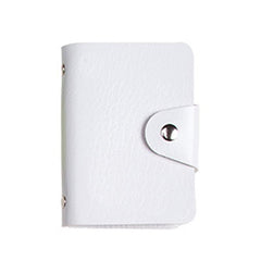 Book-Style Pu Leather Name Card Organiser