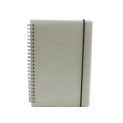 A5 Notebook With Clear Cover And Lined Pages