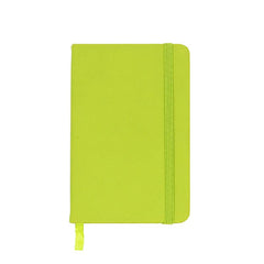 A6 Notebook with Elastic Band and Ribbon Bookmark