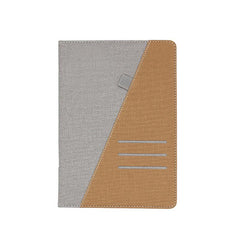 Hardcover Notebook with Pen and Card Holder on Cover