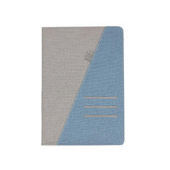 Hardcover Notebook with Pen and Card Holder on Cover