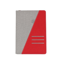 Hardcover Notebook with Pen and Card Holder on Cover