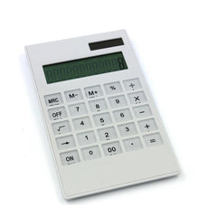 White Office Calculator With Clear Buttons