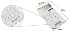 Office Calculator With White Buttons