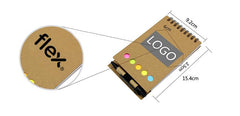 Notepad Set With Spiral Bound Kraft Paper Cover