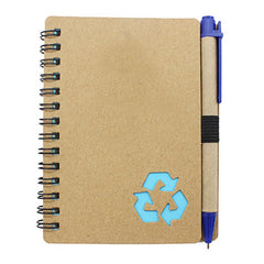 Notebook With Recycling Symbol On Cover