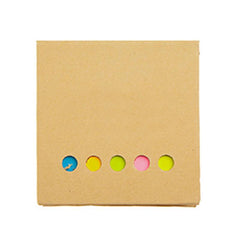 Notepad And Sticky Flag Set In Kraft Paper Box