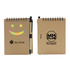 Smiley Face Design Notepad Set