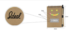 Smiley Face Design Notepad Set