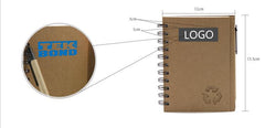 Multifunctional Notepad Set With Kraft Paper Cover