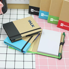 Notepad Set With Elastic Band Closure