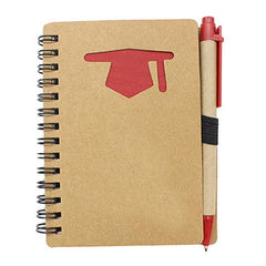 Notebook With Mortarboard Design On Cover