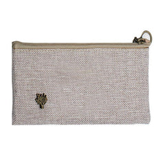 Cotton Pencil Case With Tree Design