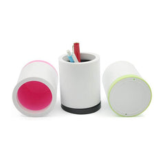 Diy Round Plastic Pen Holder
