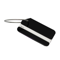 Rectangular Aluminium Luggage Tag With Slanted Edge