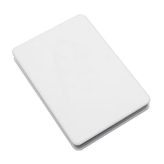 Rectangular Flip Pocket Mirror with White ABS Cover