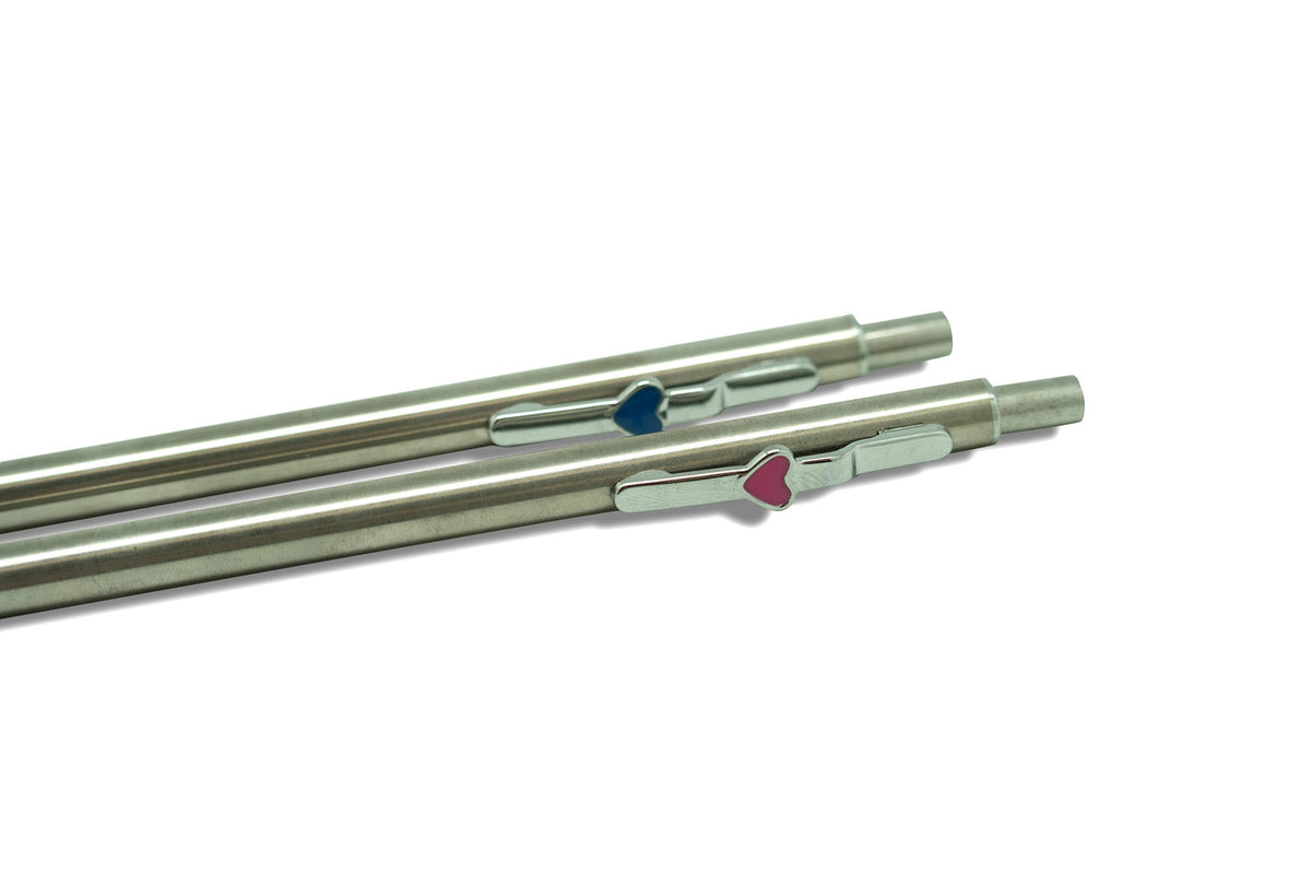 Stainless Steel Heart-shaped Clip Mechanical Pencil