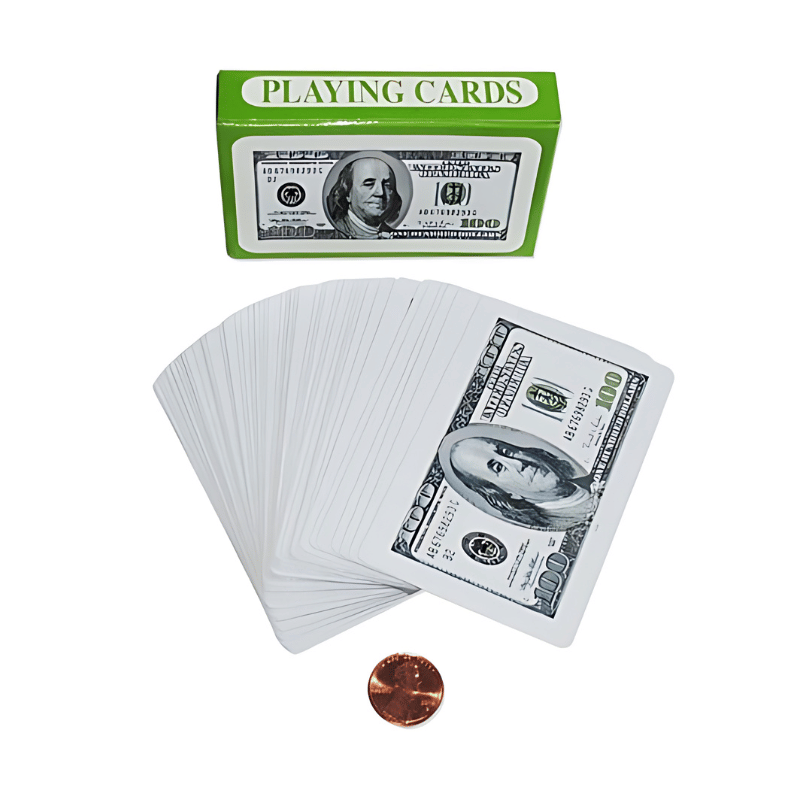 $100 Bill Playing Cards (24 total card decks in 2 boxes) 77?› each