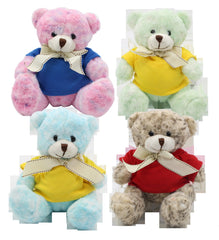 16cm Teddy Bear Plush Toy With Colourful Fur