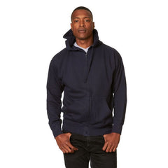ADULT RIBBED CUFFS ZIPPER HOODIE COMFORT UNISEX 102
