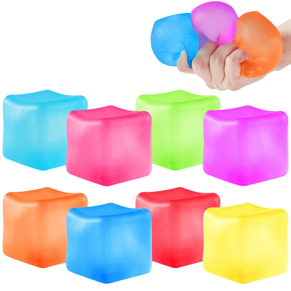 4cm Ice Cubes Stress Balls (Deliver in 4-6 weeks)