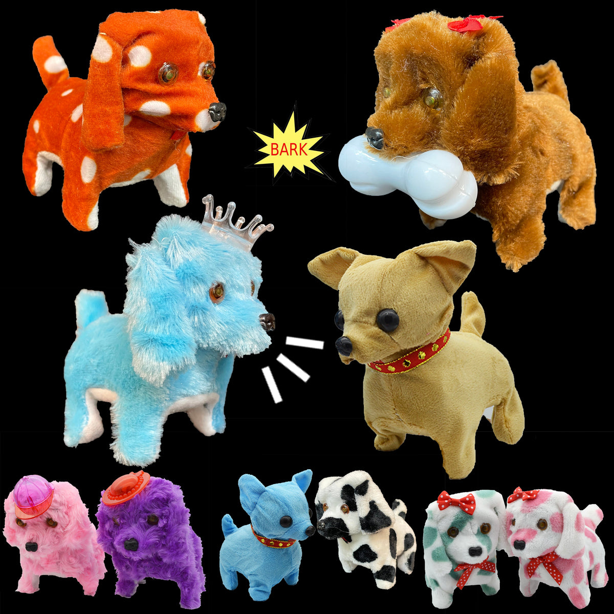 Battery Operated Walking Puppies