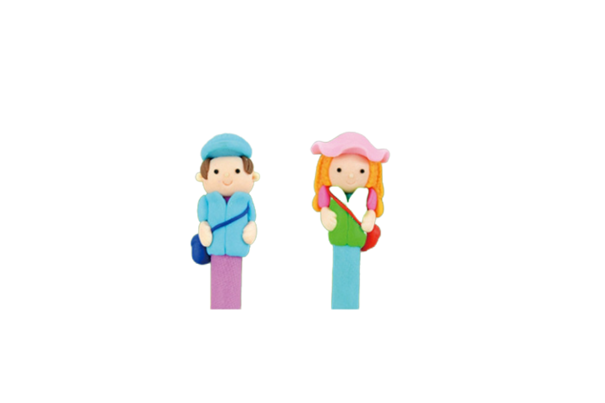 School Girl/Boy Design Figurine Pen