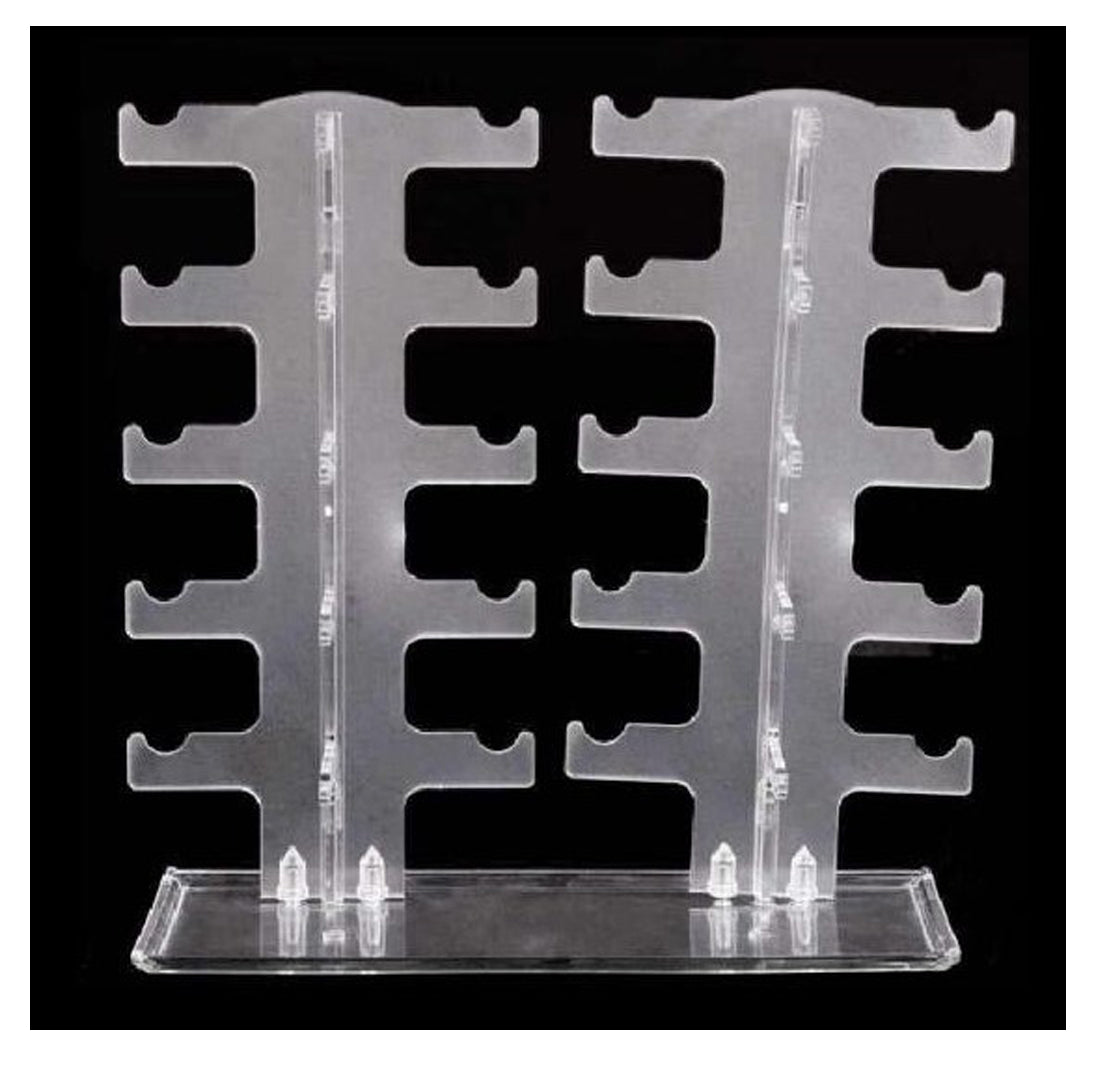 ACYRIC 10 PAIR STANDUP SUNGLASS DISPLAY RACK ( Sold by the piece )