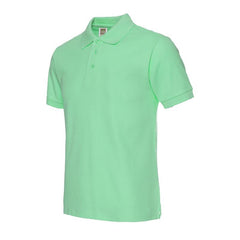 Short-Sleeved Polyester Cotton Polo Shirt