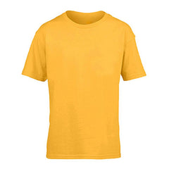 Kids Short-Sleeved Cotton Round Neck T-Shirt