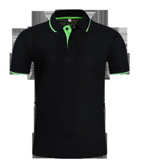 Polo Shirt with Stripe Accent