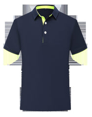 Polo Shirt with Coloured Neck Tape