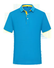 Polo Shirt with Coloured Neck Tape