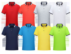 Polo Shirt with Coloured Collar and Sleeve Hem