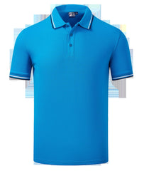 Mens Polo Shirt With Stripe Accent
